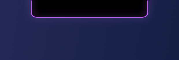 Notch with glowing purple rim